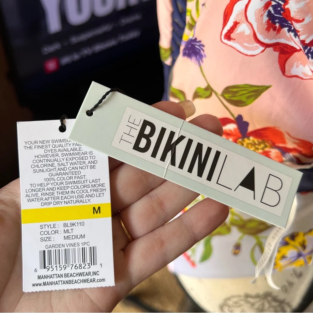 NWT Woman’s The Bikini Lab one pice floral bathing suit